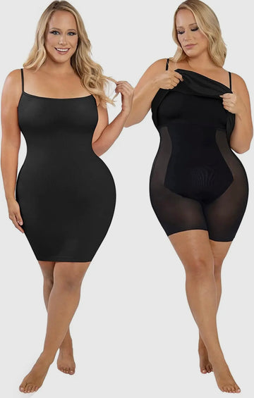 SHAPEWEAR SPAG STRAP MINI DRESS